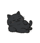 ぽっちゃり猫スタンプアレンジ用（個別スタンプ：5）