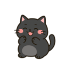 ぽっちゃり猫スタンプアレンジ用（個別スタンプ：8）