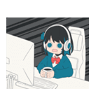 宮舞モカの進捗ダメダメです（個別スタンプ：29）