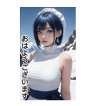 唯美雪地メイドの日常用語（個別スタンプ：5）
