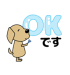 大きな文字 気づかい 犬好きさんへ 修正版（個別スタンプ：8）