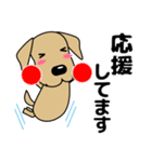 大きな文字 気づかい 犬好きさんへ 修正版（個別スタンプ：16）