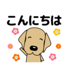 大きな文字 気づかい 犬好きさんへ 修正版（個別スタンプ：20）