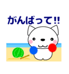 優しい気づかい❤かわいい 猫 夏編 修正版（個別スタンプ：20）