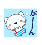 優しい気づかい❤かわいい 猫 夏編 修正版（個別スタンプ：28）