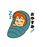 登山ガールスタンプ（個別スタンプ：16）