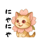 桜にゃん❸ふわ夏（個別スタンプ：7）