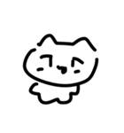 いろいろなタレ目の猫のスタンプ（個別スタンプ：1）