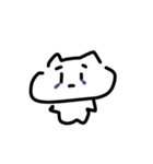 いろいろなタレ目の猫のスタンプ（個別スタンプ：5）