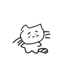いろいろなタレ目の猫のスタンプ（個別スタンプ：6）