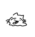 いろいろなタレ目の猫のスタンプ（個別スタンプ：7）