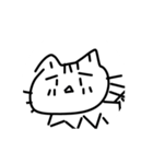 いろいろなタレ目の猫のスタンプ（個別スタンプ：9）