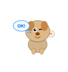 ワンチャンの日常会話スタンプ（個別スタンプ：7）