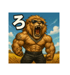 【マバキチババ】ハクナマタタライオン！！（個別スタンプ：35）