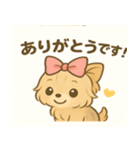 甘えん坊ヨーキー（個別スタンプ：3）