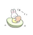 おやさいふんわりうさちゃん（個別スタンプ：3）