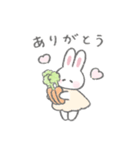 おやさいふんわりうさちゃん（個別スタンプ：5）