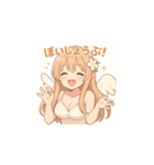 ゆるふわ天使ミカちゃん1❤️（個別スタンプ：9）