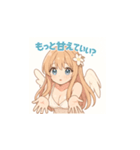 ゆるふわ天使ミカちゃん1❤️（個別スタンプ：10）