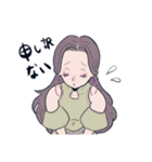 いろんなファッションのかわいいおんなのこ（個別スタンプ：7）