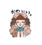 いろんなファッションのかわいいおんなのこ（個別スタンプ：30）
