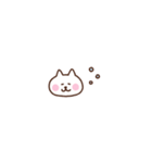 しろねこの気持ちを伝える省スペース2（個別スタンプ：32）