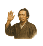 坂本 龍馬 ギャグ シュール 爆笑（個別スタンプ：1）
