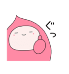 夏を感じるピンクのさいぼうちゃん（個別スタンプ：17）