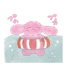 うさぴーの夏色スタンプ（個別スタンプ：4）