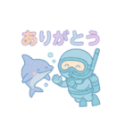 スキューバダイビング好きのための日常会話（個別スタンプ：16）