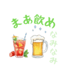 夏到来！ゆるっとサマー（個別スタンプ：3）