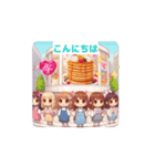 #パンケーキ *move（個別スタンプ：4）
