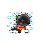 むぎちゃんの愛らしいスタンプ（個別スタンプ：3）