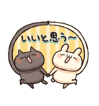 しろとくろ ぱーと29 てきとー！（個別スタンプ：1）