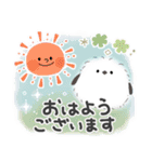 ずっと使える＊シマエナガさん＊優しい色（個別スタンプ：5）