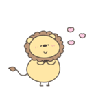 へんてこなライオン（個別スタンプ：3）