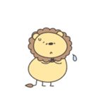へんてこなライオン（個別スタンプ：5）