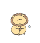 へんてこなライオン（個別スタンプ：8）