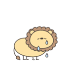 へんてこなライオン（個別スタンプ：9）