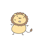 へんてこなライオン（個別スタンプ：12）
