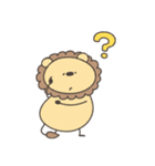 へんてこなライオン（個別スタンプ：19）