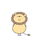 へんてこなライオン（個別スタンプ：21）