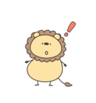 へんてこなライオン（個別スタンプ：23）