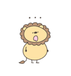 へんてこなライオン（個別スタンプ：24）