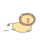 へんてこなライオン（個別スタンプ：28）