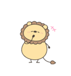 へんてこなライオン（個別スタンプ：34）