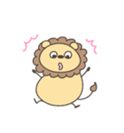 へんてこなライオン（個別スタンプ：35）