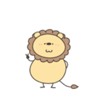 へんてこなライオン（個別スタンプ：37）