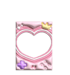 写真に貼れる♡ぷっくりフレーム（個別スタンプ：11）
