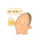 酒クズ鮭の日常（個別スタンプ：18）